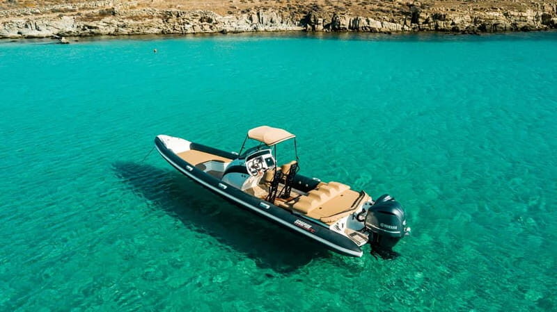 Mykonos: Customized Private RIB Cruise with Swim Stops - Key Points