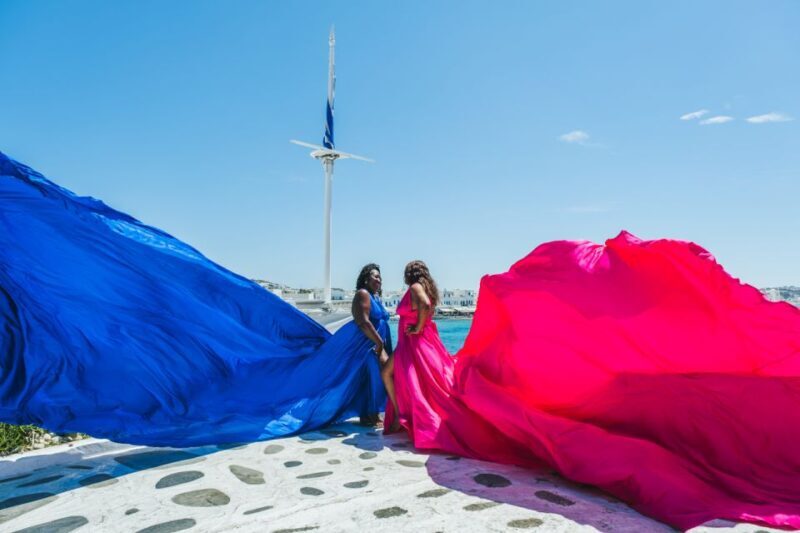 Mykonos: Flying Dress Photoshoot - A Deep Dive into the Flying Dress Photoshoot in Mykonos
