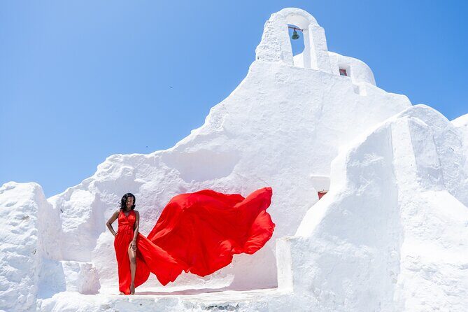 Mykonos Flying Dress Photoshoot - Mykonos Flying Dress Photoshoot: A Unique Blend of Glamour and Culture