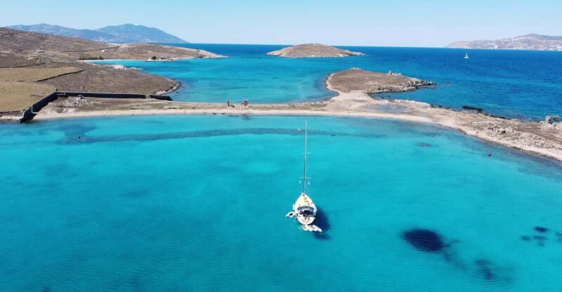 Mykonos: Rhenia Island Sunset Cruise with Transfer and Meal - Detailed Breakdown of the Itinerary