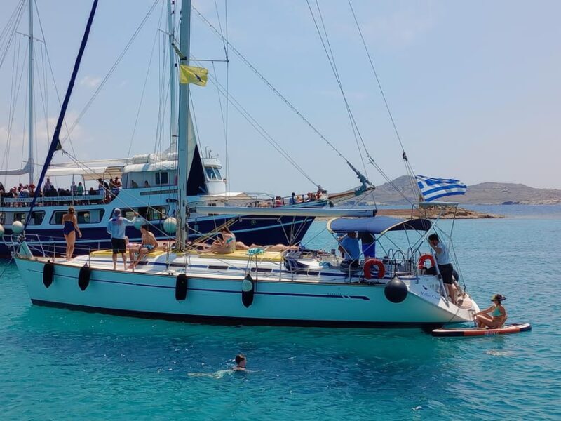 Mykonos: Rhenia Island Sunset Cruise with Transfer and Meal - FAQs