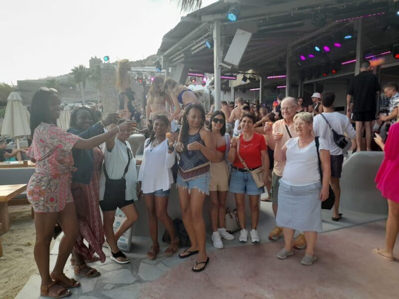 Mykonos Semi Private Bus Tour in English/Spanish - Key Points