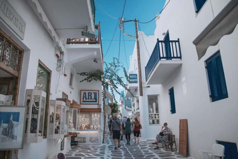 Mykonos: Sights, Super Paradise Beach, Sunbeds, & Transfers - Exploring Mykonos: Sights, Beaches, and a Touch of Luxury