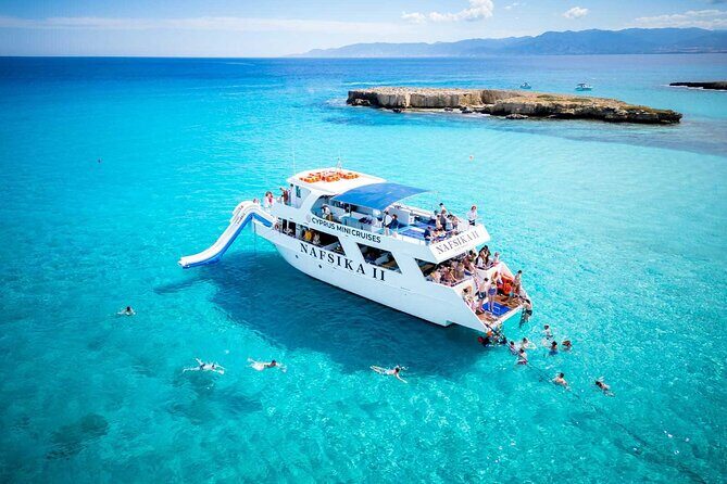 Nafsika II Half Day Cruise Swimming to blue lagoon water slide - The Itinerary in Detail