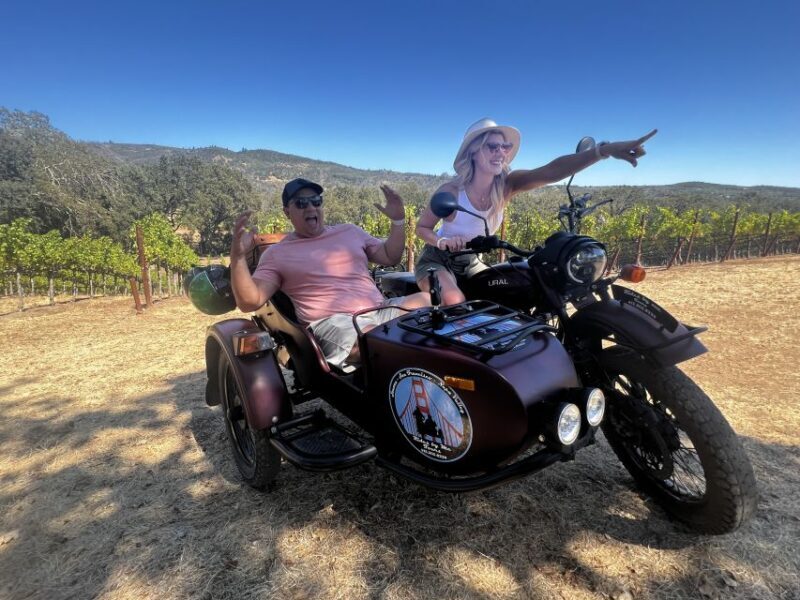 Napa Valley: Napa Valley Guided Sidecar Tour with 3 Wineries - FAQs