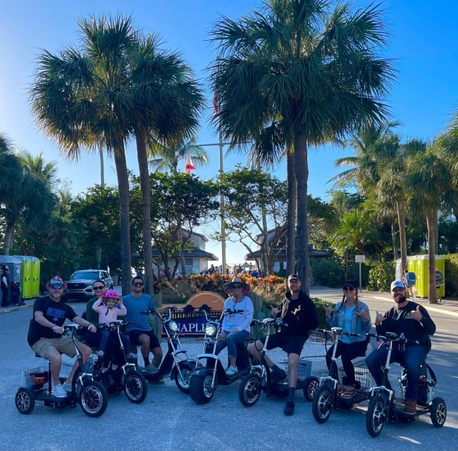 Naples Florida: Downtown Electric Trike Tour - Family Fun - Key Points