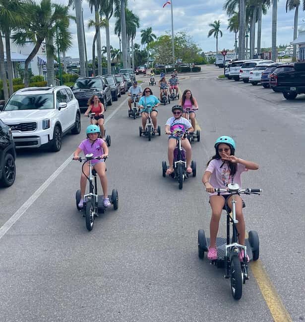 Naples Florida: Downtown Electric Trike Tour - Family Fun - Exploring Naples on a Fun Electric Trike