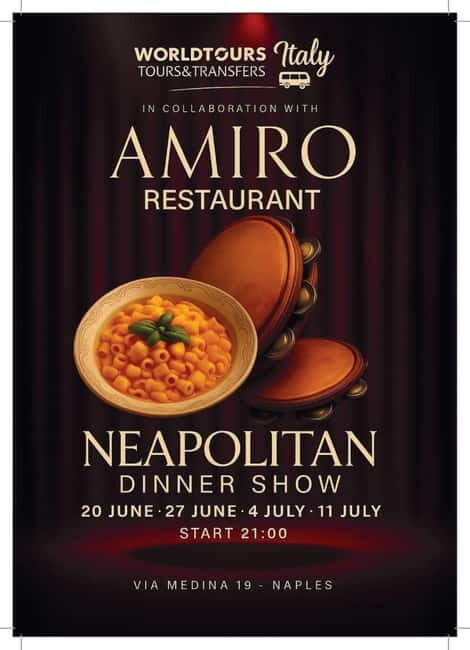 Naples: Traditional Music Show with Optional Dinner - The Performance and Audience Interaction