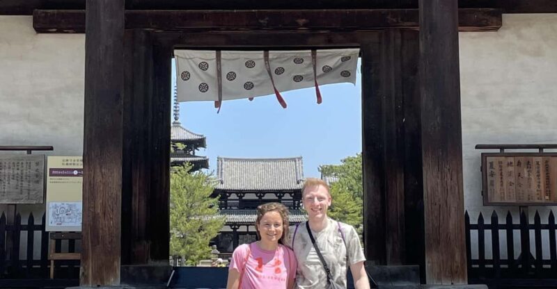 Nara: Guided Horyuji Temple Tour with Lunch and Calligraphy - Key Points