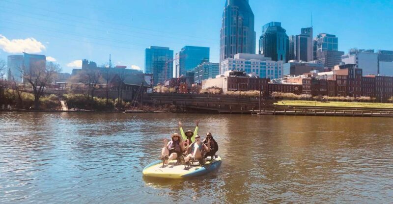 Nashville: Downtown Pedal Boat Rental for 2 to 4 People - Key Points