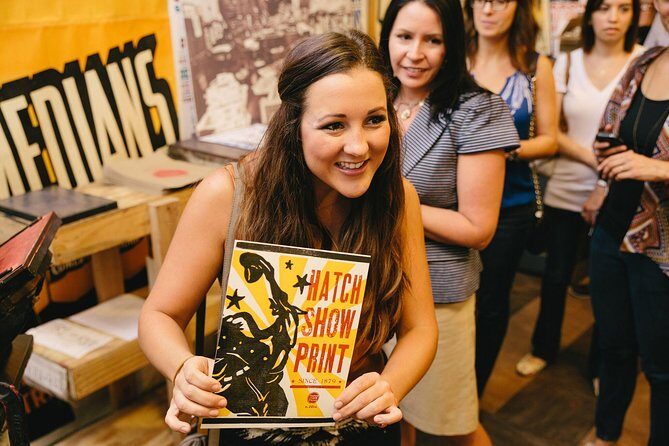 Nashville Hatch Show Guided Letterpress Tour with Souvenir Poster - Key Points