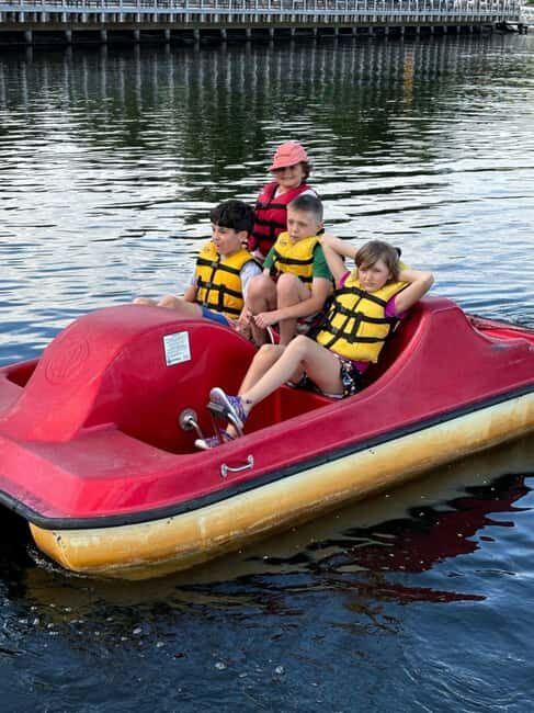 Natick: Lake Cochituate Pedal Boat Rental - Key Points