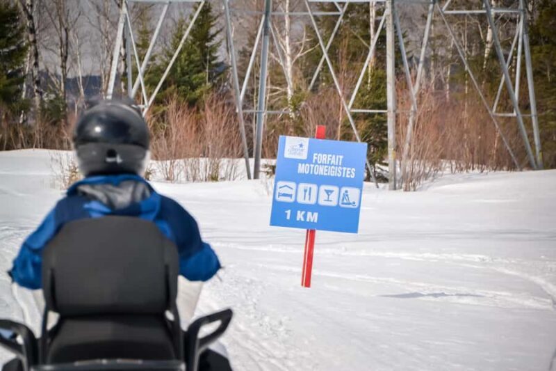 Near Tadoussac: Mont Valin and Saguenay Fjord Mini Snowmobile Raid - The Practical Aspects