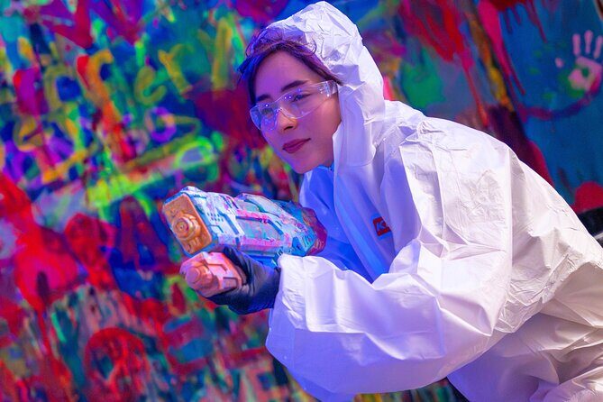 Neon Art Experience Glow in the Dark Painting - A Closer Look at the Neon Art Experience in Houston