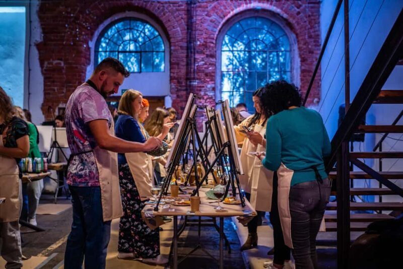 Neon Paint - Painting and Wine in the Dark in Warsaw - A Deep Dive Into Neon Paint: Warsaw’s Glow-in-the-Dark Art Experience