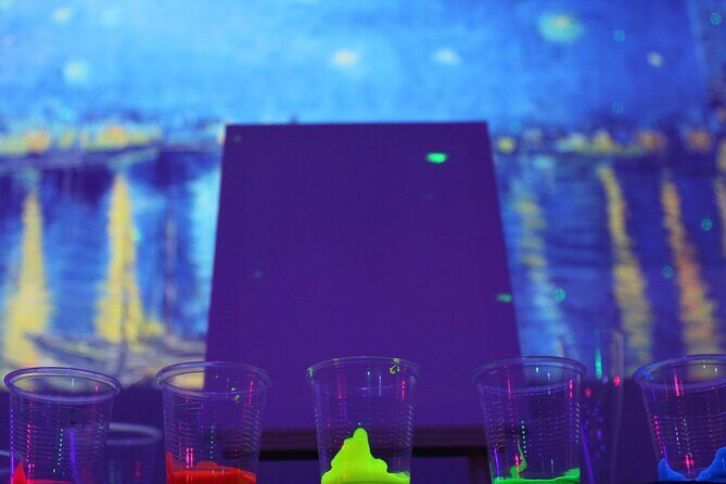 NEON Starry Night Sip and Paint Experience - FAQ