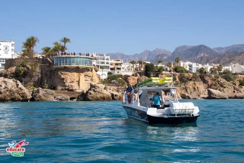 Nerja: Maro Waterfall Boat Trip with Paddleboarding & Drink - The Sum Up