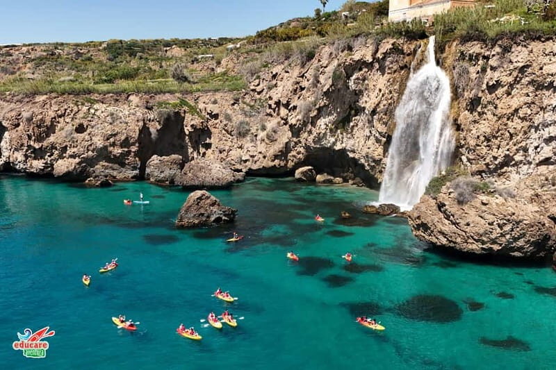 Nerja: Self-Guided Kayak Tour. Maro Waterfall. Support boat for the route. - Exploring Nerja by Kayak: The Self-Guided Route to Maro Waterfall