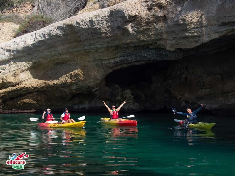 Nerja: Self-Guided Kayak Tour. Maro Waterfall. Support boat for the route. - FAQ