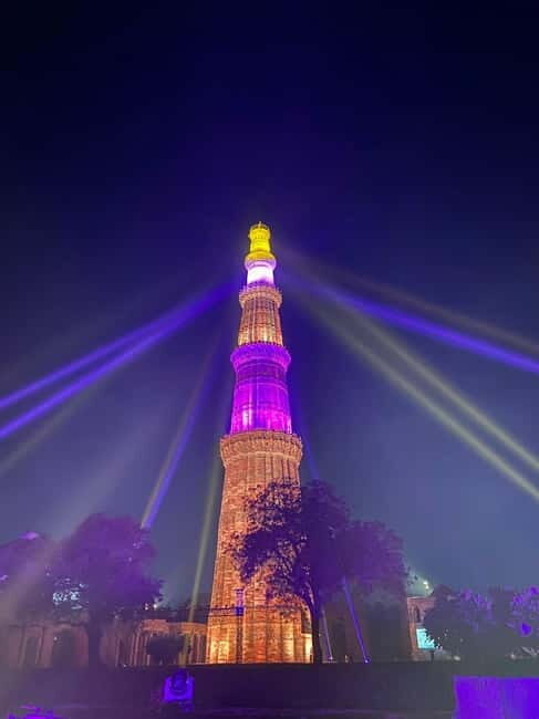 New Delhi: Qutub Minar Light & Sound Show Tour - An In-Depth Look at the Qutub Minar Light & Sound Show Tour