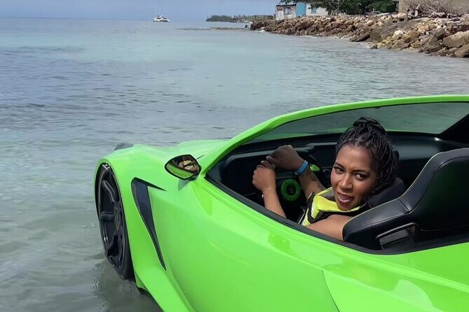 New Jet Car Activity In Montego Bay Jamaica - Exploring Doctor’s Cave Beach and the Marine Park