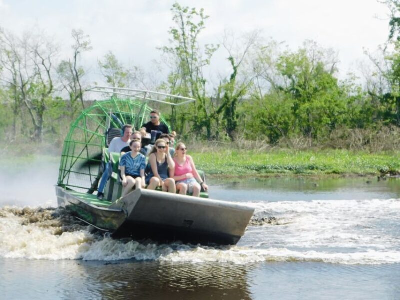 New Orleans: 10 Passenger Airboat Swamp Tour - The Experience of a Private, Guided Tour