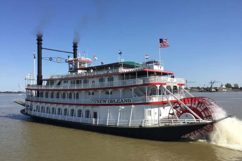 New Orleans: City Riverboat Cruise with Captain Narration - Food and Drinks
