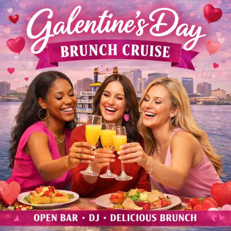 New Orleans: Galentine's Day Brunch Cruise with DJ - Setting the Scene: The Mississippi River and New Orleans Views