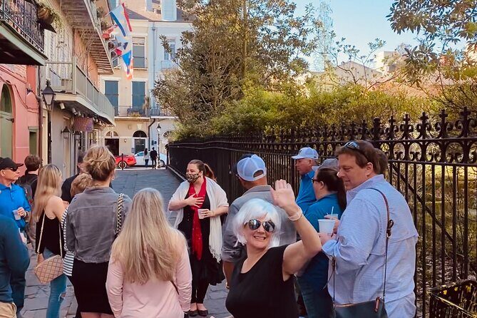 New Orleans Happy Hour Ghost Walking Tour Pub Crawl - Key Points