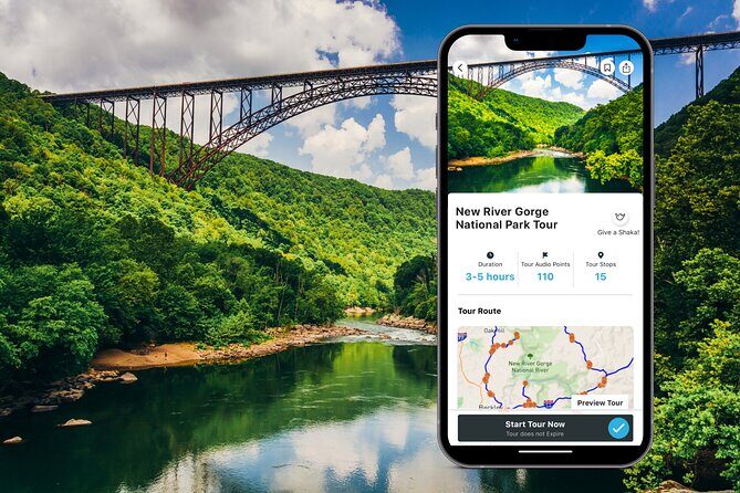 New River Gorge National Park Self-Guided Audio Tour - Key Points