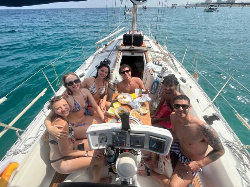 New Sailing / Boat Tour All Included - A Relaxing and Authentic Sailing Experience off Barcelona’s Coast