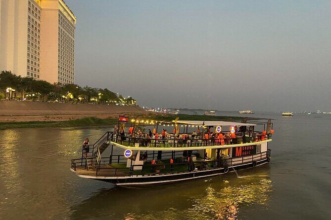 NEW Sunset Cruise! "Your cruise U Choose "-Unlimited BBQ & Drinks - A Sunset Cruise on the Mekong: An Authentic Phnom Penh Experience