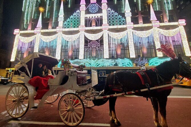 New York City Christmas Lights Private Horse Carriage Ride - A Romantic Ride Through NYC’s Holiday Wonderland