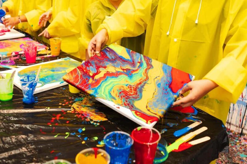 New York: Private Fluid Art Class with Supplies - FAQs