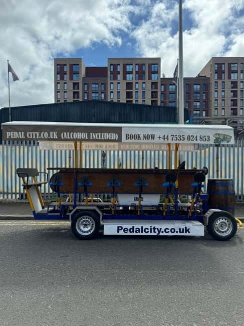 Newcastle: Beer Bike Tour with Music and Drinks Included - The Details of the Newcastle Beer Bike Tour