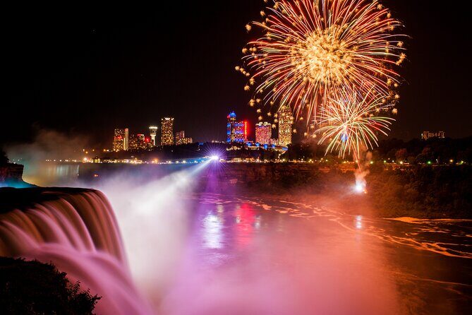 Niagara Falls Evening Illumination Tour with Maid Boat Ride - Key Points