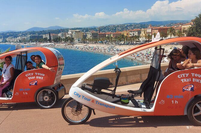 Nice: Visit of Nice by electrically assisted bike taxi 1 hour. - FAQs