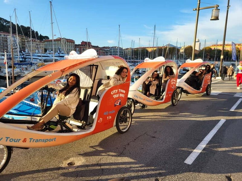 Nice : visite guidée 1h30 en TukTuk avec guide Nicois. - Key Points