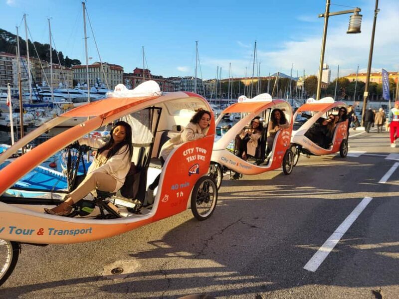 Nice : Visite privé 1H en Vélotaxi avec un guide local. - Detailed Breakdown of the Itinerary