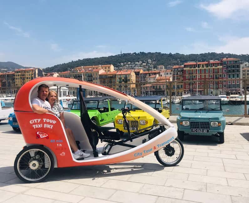 Nice : Visite privé 1H en Vélotaxi avec un guide local. - The Sum Up