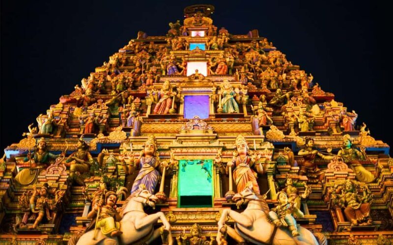 Night Ceremony at Madurai Meenakshi Amman Temple Tour - Key Points