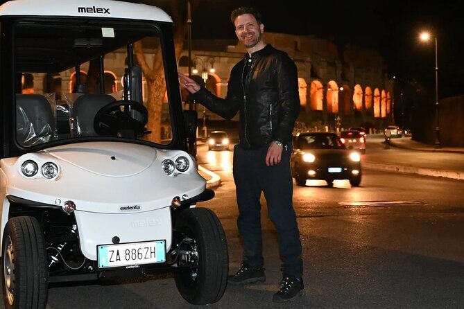 Nocturnal Rome Golf Cart / E-Calessino Tour - Key Points