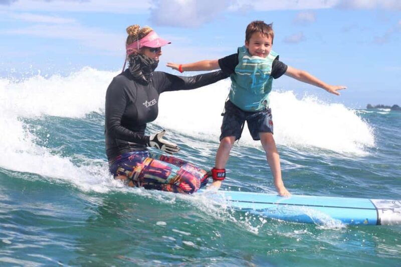 North Shore Oahu: Tandem Special Surf Lesson for Children - Key Points