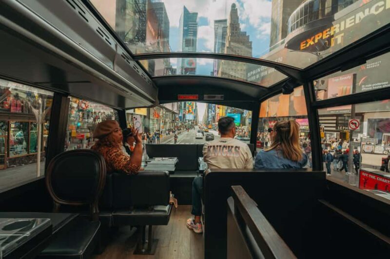 NYC Bustronome Gourmet Sightseeing Dinner Tour Panoramic Bus - FAQs
