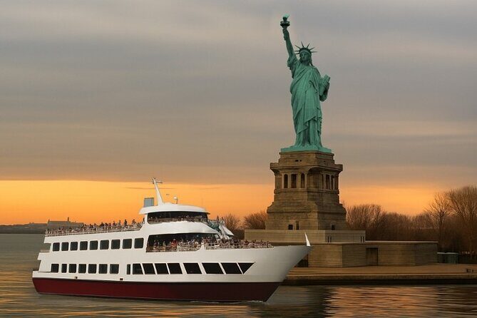 NYC Night Bus Sightseeing Tour with Free Statue of Liberty Cruise - Experience NYC from Two Unique Perspectives