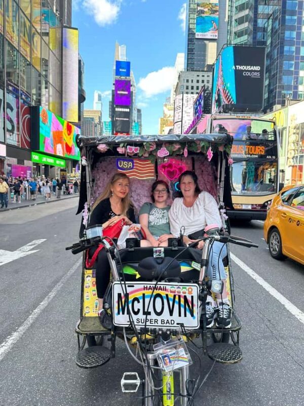 NYC Pedicab Tour: Central Park, Rockefeller, Times Square - FAQ