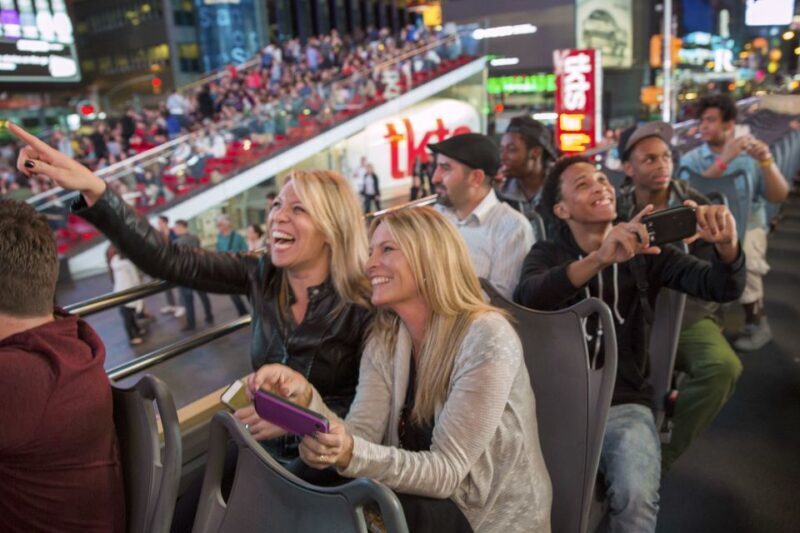 NYC: Sightseeing Night Tour by Open-Top Bus with Live Guide - The Value and Overall Experience