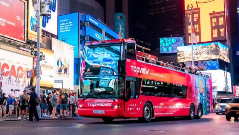 NYC: Skyline Night Tour on Double-Decker Bus - NYC: Skyline Night Tour on Double-Decker Bus – A Bright, City Lights Experience