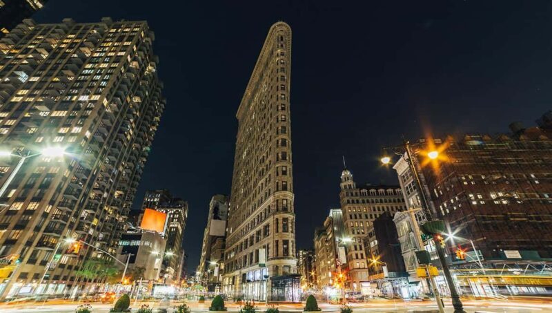 NYC: Skyline Night Tour on Double-Decker Bus - Key Points