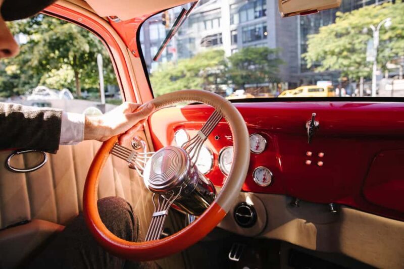NYC: Vintage Car Tour and Cocktail Making Class and 3 Drinks - Transportation and Practical Details